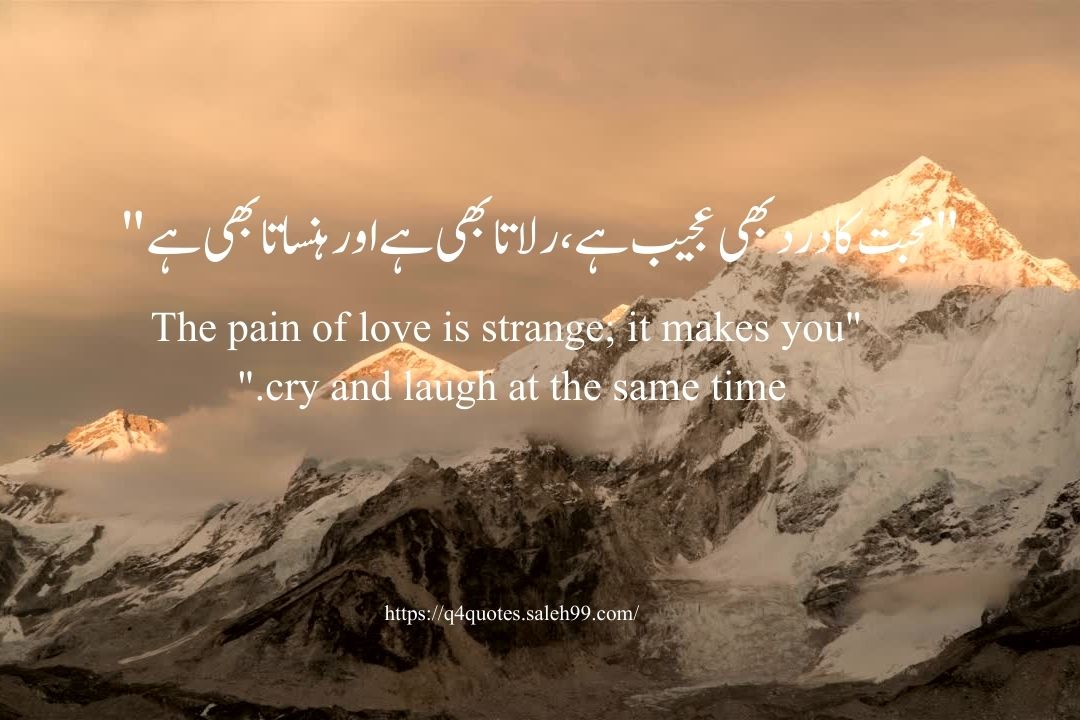 Love Quotes in Urdu