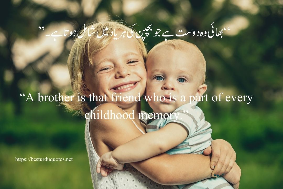 Behan Bhai Quotes in Urdu