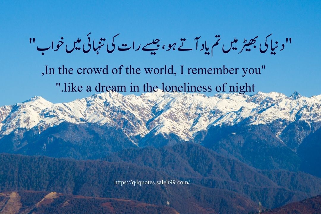 Love Quotes in Urdu